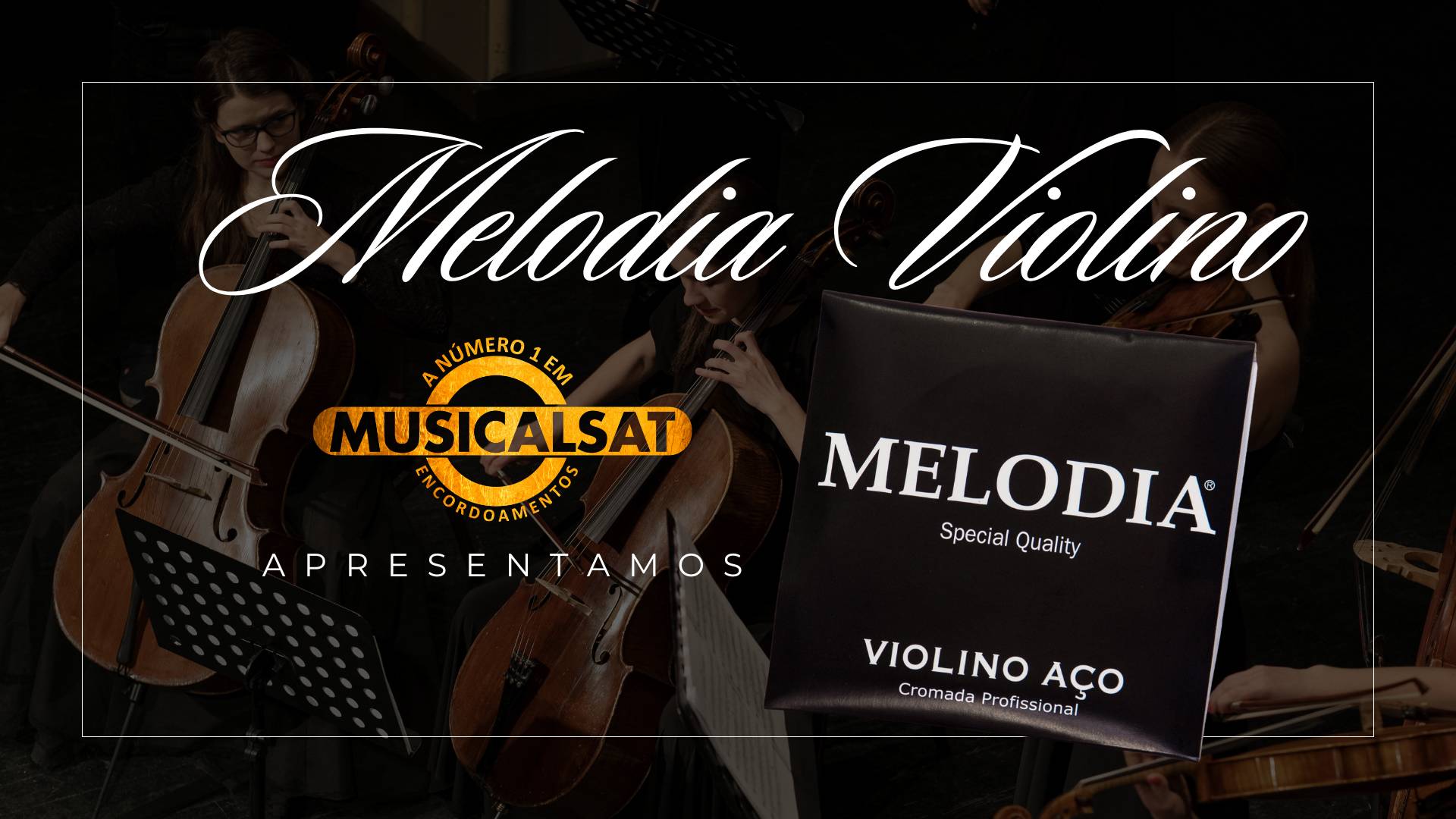 O Encordoamento para Violão Melodia Poliamida Tensão Média oferece som equilibrado, toque suave e excelente durabilidade. Ideal para músicos que buscam timbre encorpado e conforto nas execuções, s (4)